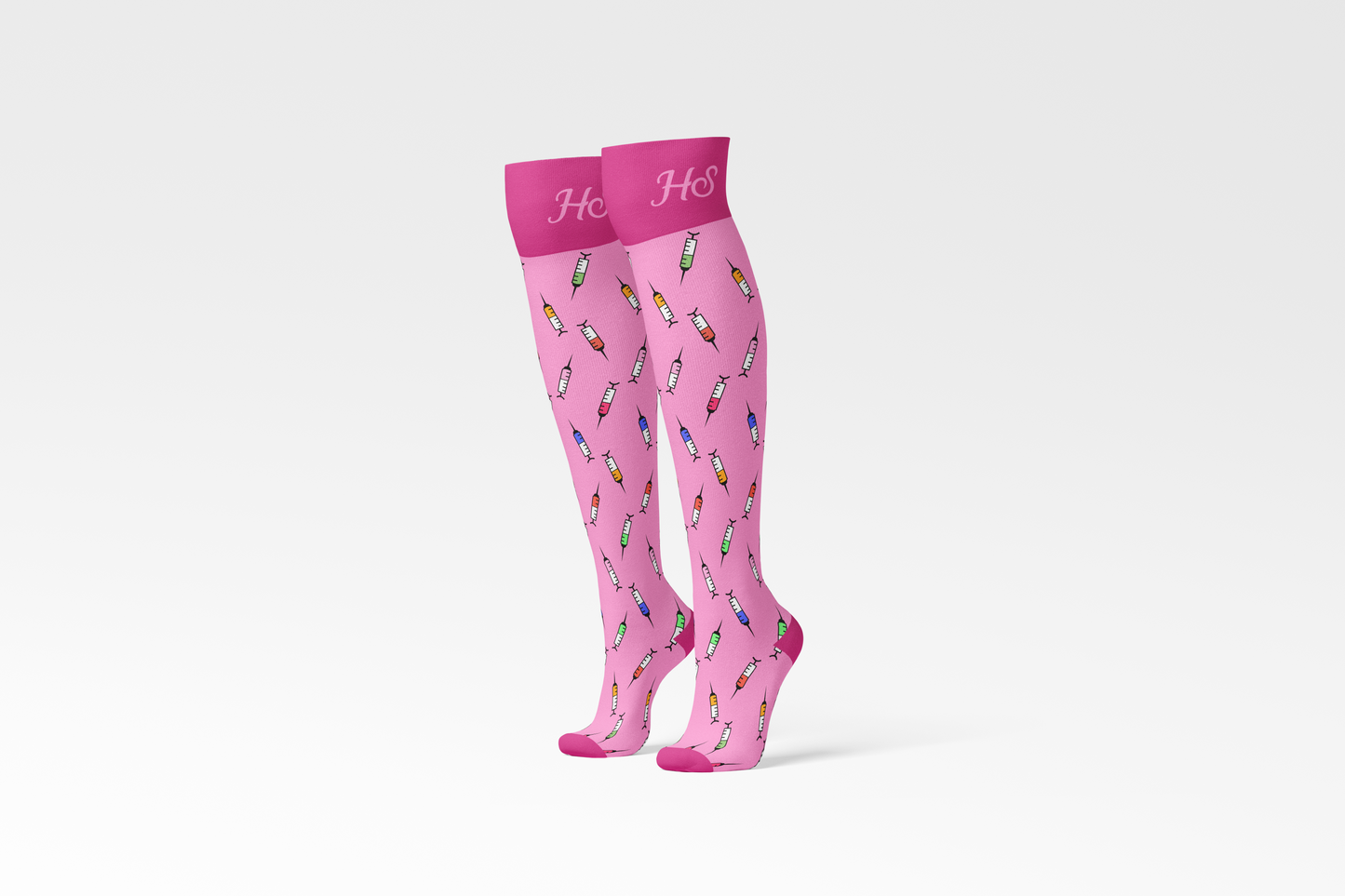 Compressie Spuitjes Sok - Roze