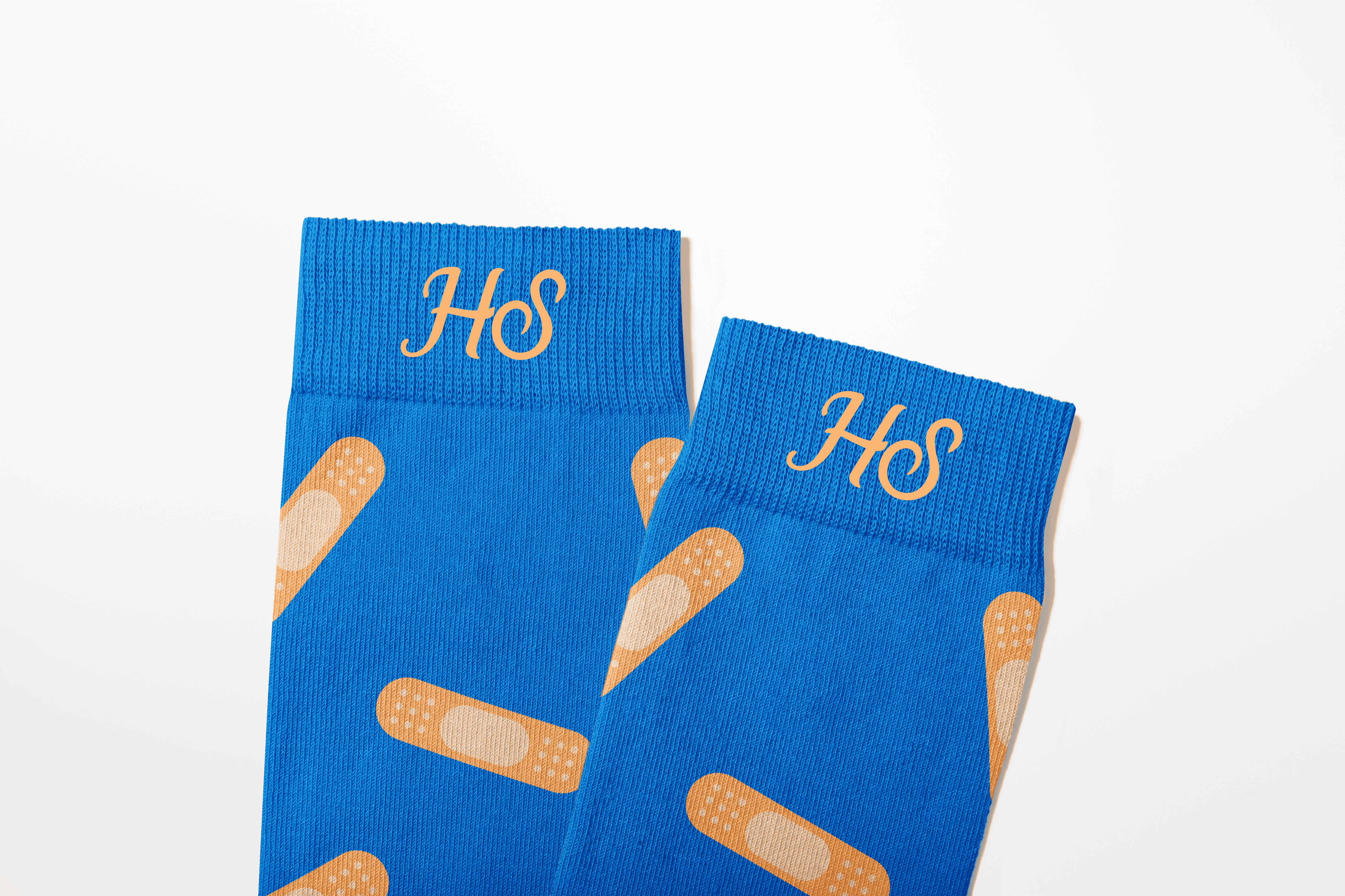 Plaster Socks – Blue Edition