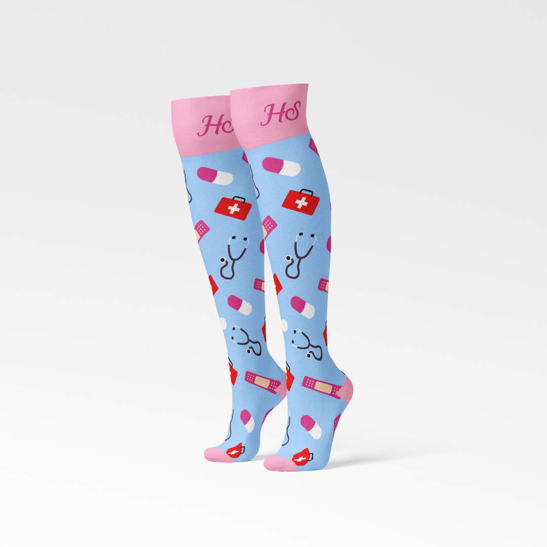 Compression Socks Nurse – Pink Edition