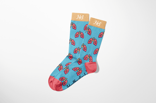 Lange Socke - Lungen an Ihren Füßen - Die Must-Have-Socken für medizinisches Fachpersonal
