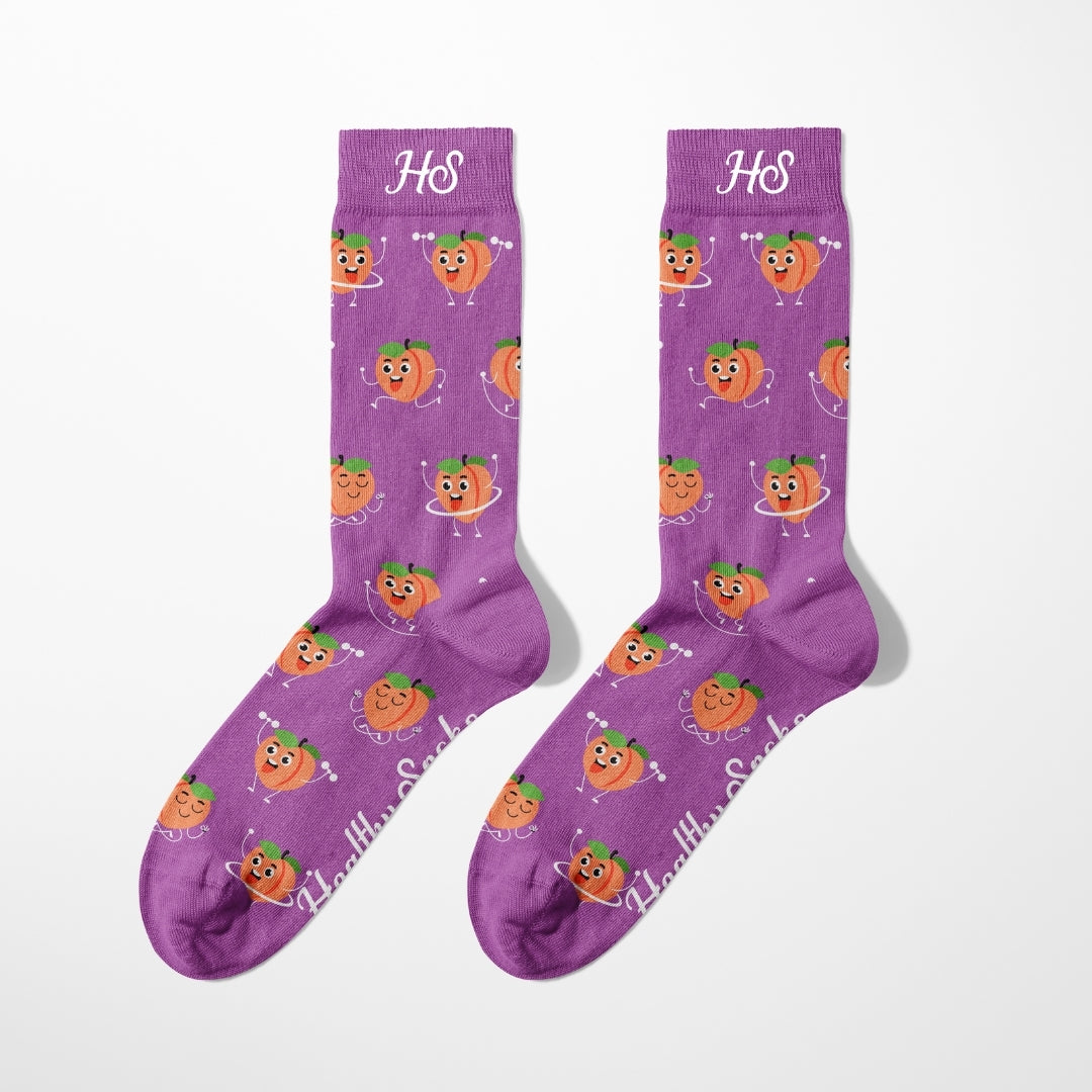 Healthy-Life-Socken – Pfirsich