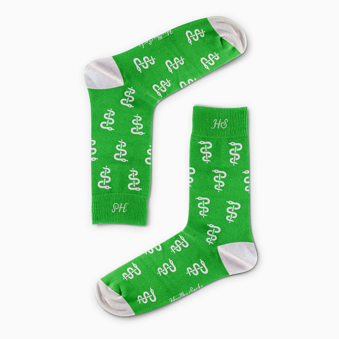 Esculaap Socke – Grün